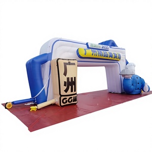 Arco inflable publicitario personalizado con soplador para fiestas y eventos al aire libre - Product Image 1