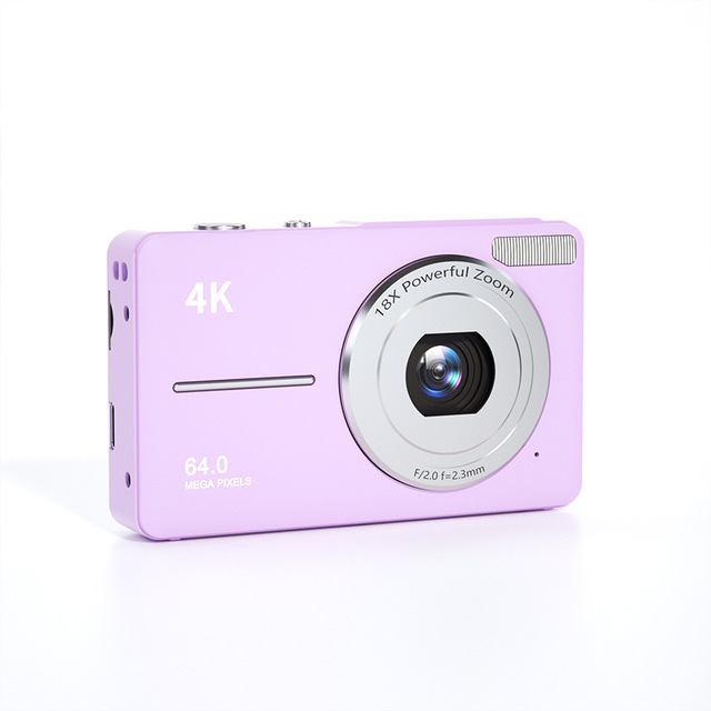 M5 DSLR Digital Camera 18X Zoom Selfie Digital Video Camera for Teenagers Adults 4K Video Recording 64MP Photo Student Camera
