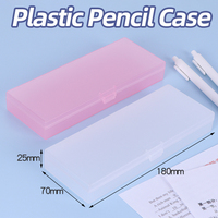 SUNSHING Kit de géométrie en plastique outil mathématique stylo conteneur crayon coloré étui à crayons organisateur de bureau fournitures de papeterie scolaire