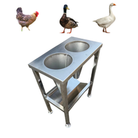 Table de saignée MD haute performance pour l'abattage de pigeons et de cailles, fabriquée en Chine, garantie 1 an, dimensions personnalisables, certifiée