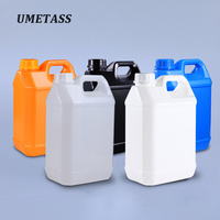 UMETASS haute qualité en gros 1L baril carré seau en plastique jerrican pour support d'emballage liquide ajouter 40% PCR
