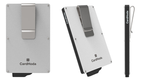 Porte-cartes de crédit anti-RFID à éjection automatique, porte-cartes de visite, pince à billets, pochette en aluminium, design fin et élégant - Product Image 5