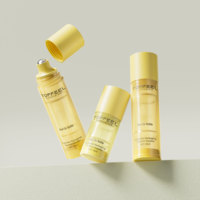 Flacon roll-on vide pour huiles essentielles 15ml 30ml, en PP monomatière, avec bille roulante, pour l'emballage de sérum et produits d'aromathérapie et de soin de la peau