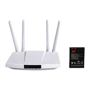 Router WiFi Mini 4G LTE cepat, Router dengan Slot SIM VPN tipe CPE aktif 300Mbps Lan tingkat Data untuk penggunaan Rumah fungsi Firewall Data