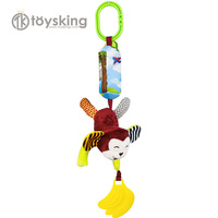Bébé carillon éolien jouet chariot pendentif dessin animé animal vent carillon lit suspendu anneau dent colle voiture suspendu peluche jouet