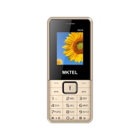 Telefono Cellulare Mktel 5606 Dual SIM con Tastiera QWERTY, Display TFT, Batteria a Lunga Durata, Altoparlante Potente, Multilingue (Spagnolo/Francese/Tedesco)