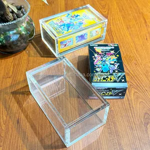 TCG UV Protection Acrylic Pokemon High Class Pack 20th Anniversary CP6 Japanese Booster Box Protector Display Magnet Case