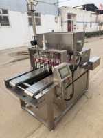 Machine de remplissage automatique rotative à 6 têtes, pneumatique, haute vitesse, faible bruit, en acier inoxydable, pour boissons, vins et aliments en bouteille