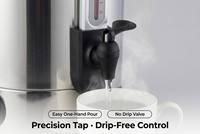 Chauffe-eau commercial en acier inoxydable 35L, bouilloire électrique pour hôtel et restaurant