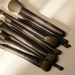 Ensemble de pinceaux de maquillage professionnels à double extrémité, 11 pièces, marron, outils de beauté cosmétiques, kit de pinceaux cosmétiques - Product Image 6