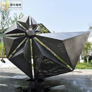 Jiahua Stainless Steel Deer Sculpture Mirror Finish Outdoor Garden Ornament Freestanding Animal Shape - Product Image 5