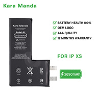 Remplacement de cellule de batterie directe d'usine de Kara Manda pour la puce de cellule de batterie d'iPhone pour la cellule de batterie d'iPhone XS aucun BMS