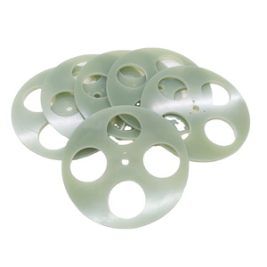 Tùy chỉnh G10 máy giặt cách nhiệt sợi thủy tinh Shim Gasket Vòng Fastener nhựa Epoxy vật liệu cách nhiệt RoHS nhiệt độ cao - Product Image 6