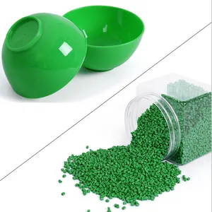 خيوط ملونة من بلاستيك البولي إيثيلين تشتت جيداً من masterbatch الخضراء بجودة عالية وبسعر رخيص لإطار البثق بالحقن
