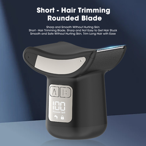 Nueva <span class=keywords><strong>afeitadora</strong></span> trasera eléctrica Resuxi <span class=keywords><strong>para</strong></span> hombres con mango largo desmontable y extensible con recortadora de pelo <span class=keywords><strong>corporal</strong></span> con bloqueo de viaje - Product Image 4