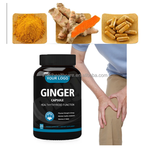 Ausreson Suplemento dietético Píldoras de extracto de raíz de jengibre Pimienta negra Cápsulas de cúrcuma y jengibre - Product Image 2