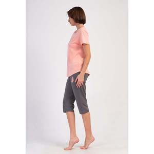 Haut en lin et coton tricoté à col rond et coupe ample pour femme, manches longues, motif ovales uni, style quotidien, taille XL, idéal pour l'automne - Product Image 3