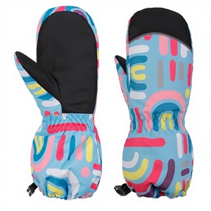 Mitaines de ski et de snowboard personnalisées pour l'hiver, imperméables, thermiques, compatibles avec les écrans tactiles, gants d'extérieur chauds en tissu Oxford pour hommes et femmes - Product Image 3