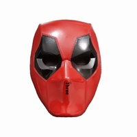 Máscara de Spiderman con tema de película de Marvel, accesorios de vestir de Halloween de plástico duradero para fiestas y actividades de jardín de infantes
