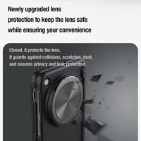 NILLKIN Super Frosted Shield Prop pour Oppo Find N3 5G OnePlus Open Case Camera Lens Lid Kickstand Cover