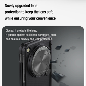 เคส <span class=keywords><strong>NILLKIN</strong></span> Super Frosted Shield สำหรับ Oppo Find N3 5G และ OnePlus Open พร้อมฝาปิดเลนส์กล้องและขาตั้ง - Product Image 4