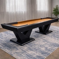 Table de shuffleboard professionnelle haut de gamme en bois massif sur mesure 9 pieds/12 pieds/14 pieds/16 pieds, shuffleboard commercial