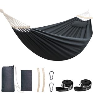 Outdoor Camping <b>Hammock</b> - 2 Person, Lightweight with Carry Bag,Suitable for Camping, Backyard, Patio, Beach and Garden Use - Product Image 3