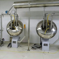 Nouvelle machine de polissage et de revêtement automatique au chocolat en acier inoxydable AMC 1500 mm