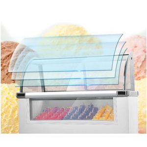 Prix bas Dessus de <span class=keywords><strong>table</strong></span> Italien Batch Gelato Deep Mini Ice Cream Display Congélateur Case Vitrine Cabinet et Réfrigérateur Comptoir Réfrigérateurs - Product Image 1