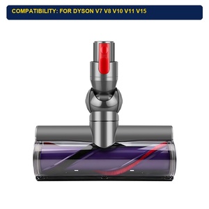 Pièces détachées pour aspirateur BingGoo, tête de <span class=keywords><strong>brosse</strong></span> motorisée, grande <span class=keywords><strong>brosse</strong></span> à rouleaux, électrique/manuelle, réutilisable, compatible V7 V8 V11V15 - Product Image 2