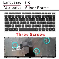 Nouveau clavier d'ordinateur portable américain et russe pour Lenovo IdeaPad U310 U410 Z460A Z465G Z460 U460 Z465