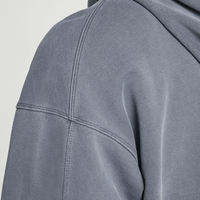 Sweat-shirts longs décontractés pour hommes sur mesure de haute qualité – Design tendance délavé couleur unie, anti-boulochage et respirant