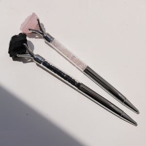 Penne di cristallo all'ingrosso penne di scrittura di roccia di bling di pietra di cristallo con cristalli - Product Image 3