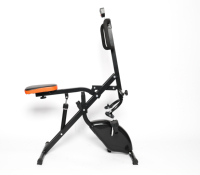 Appareil de fitness pour la maison : Simulateur d'équitation mécanique vertical Total Crunch avec moniteur