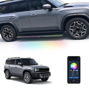 WEIJIA สำหรับ Jetour Shanhai T2 25-26 ชุดแต่งรถยนต์ บันไดข้างพับอัตโนมัติ อลูมิเนียมอัลลอย กันลื่น กันน้ำ IP67 - Product Image 1