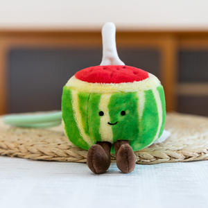 Boneka liontin mainan buah lembut, gantungan kunci mainan binatang lembut hadiah kreatif Kreatif pisang Apple, boneka liontin mainan buah lucu - Product Image 6