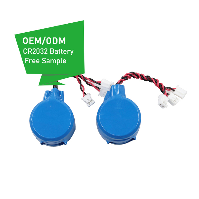 Customized 1S3P 3V 1620mAh CR2032 CR2450 Replacement Lithium CMOS Cr2450 Backup Coin Battery with Wires for Remove Control