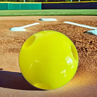 Vol limité balle d'entraînement en plein air de haute qualité et pratique balles d'entraînement de baseball à flux d'air creux