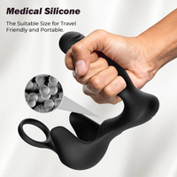 Vibromasseur anal rotatif multifonction à télécommande, masseur de prostate portable