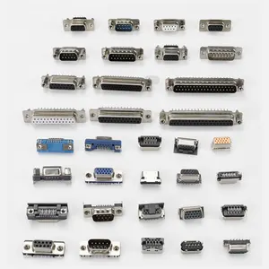 9 15 25 37 pin 2W2 3V3 5W5 7W2 9W4 21W4 36W4 D-SUB connector Male female VGA connector jack DB Plug Socket DSUB connector