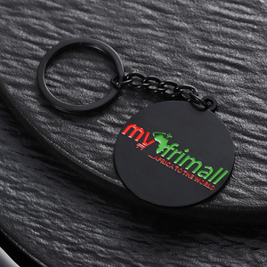 Nouveaux porte-clés en alliage de zinc émaillé 2026, vente en gros, personnalisables, avec logo carte <span class=keywords><strong>d</strong></span>'Afrique verte, pour cadeau de voyage - Product Image 4