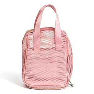 Trousse de Toilette <span class=keywords><strong>en</strong></span> Nylon Pastel Qetesh avec Logo Personnalisé, Poignée Portable, Légère, pour <span class=keywords><strong>Voyage</strong></span> et Rangement - Product Image 5