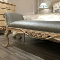 Tabouret de chevet antique, banc de bout de lit, banc en bois, prix, ottoman de luxe, meubles de maison, chambres à coucher, bancs d'entrée