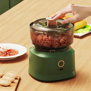 Mini hachoir multifonctionnel sans fil en plastique PP antiadhésif pour viande et ail, idéal pour bébé - Product Image 3