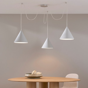 Lustre suspendu en métal de luxe nordique à hauteur réglable, 5 ampoules, luminaire de restaurant, luminaires spéciaux de luxe - Product Image 2