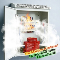 Dispositif d'extinction d'incendie aérosol Baiwei Heat Heataerosol pour armoires de distribution électrique sur rail DIN