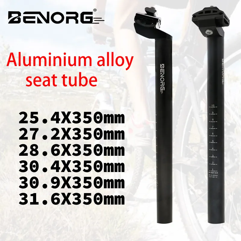 उच्च गुणवत्ता समायोज्य एल्यूमीनियम सीट पोस्ट बाइक सीट ट्यूब लंबाई 350mm व्यास 30.4mm 30.9mm 31.6mm