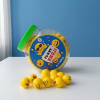 Permen Karet Bola Cetak Lucu, 8g Per Bungkus Isi 100 Pcs, Permen Karet Kunyah Anak-Anak Grosir