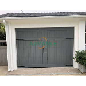 Porte de <span class=keywords><strong>garage</strong></span> <span class=keywords><strong>double</strong></span> sectionnelle moderne américaine 16x8 Porte de <span class=keywords><strong>garage</strong></span> à rabat 9x8 isolée en <span class=keywords><strong>bois</strong></span> massif - Product Image 5