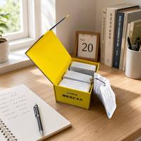 OEM/ODM Cartes de vocabulaire en papier personnalisées, écologiques, avec design de couleur sur mesure |   544 cartes d'apprentissage portables pour toute la famille avec rangement